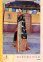 Krystal Sona Chandi Sattin patta Silk Saree thumb 6