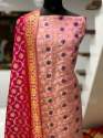 Latest Designer Banarasi Dress Material thumb 3
