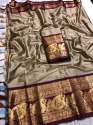 Latest Designer Banarasi Silk Saree thumb 1