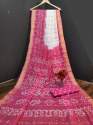 Latest Designer Cotton Bandhani Saree