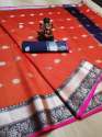 Latest Designer Cotton saree thumb 10