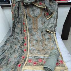 Latest Designer Embroidered Dress material