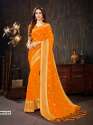 Latest Designer Embroidered Saree thumb 7