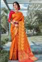 Latest Designer Kalamkari Silk saree thumb 3