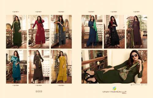 Latest Designer Rayon Kurti With Plazzo Set