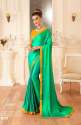 Latest designer silk saree thumb 2