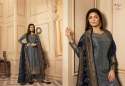 Latest Embroidered Dola Jacquard Plazoo Suit thumb 1