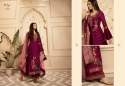 Latest Embroidered Dola Jacquard Plazoo Suit thumb 3