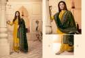 Latest Embroidered Dola Jacquard Plazoo Suit thumb 5