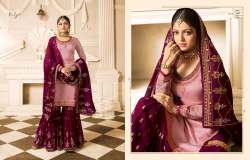 Latest Embroidered Gharara Suit