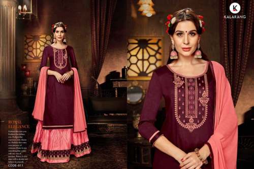 Latest Embroidered Indo Western