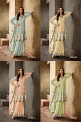 Latest Gharara Suit with Heavy Embroidery