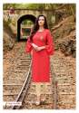 Latest Handwork Straight Rayon Kurti thumb 3