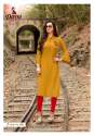 Latest Handwork Straight Rayon Kurti thumb 5