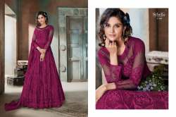 Latest Heavy EMbroidered Net Anarkali Suit