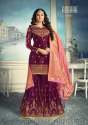 Latest heavy Gharara Suit with Banarasi Dupatta thumb 4