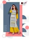 Latest Heavy Rayon Kurti With Plain Plazzo thumb 1