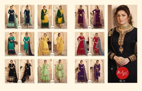 Latest LT Nitya Heavy Embroidered Plazzo Suit