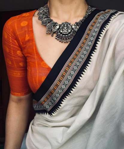 Latest Munar Silk Cotton Printed Saree