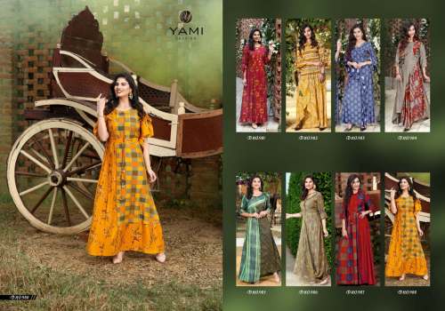Latest Muslin Modal Two Tone Fancy Wear Kurti
