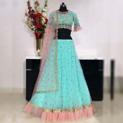 Latest Party Wear EMbroidered Lehenga
