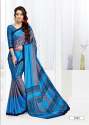 Latest Printed Uniform Saree thumb 4