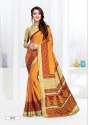 Latest Printed Uniform Saree thumb 6