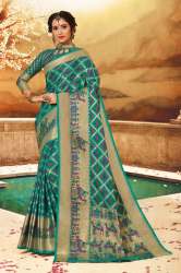 Latest Stylish Designer Handloom Cotton Silk saree