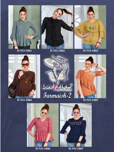 Latest Stylish Embroidered Ladies Top