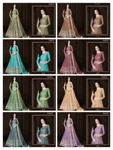 Latest Stylish Heavy Embroidered Anarkali Suit