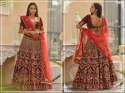 Latest Stylish Heavy Embroidered Bridal Lehenga thumb 7