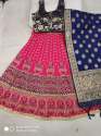 Latest Stylish Jequard Banarasi Lehenga thumb 7