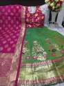 Latest Stylish Jequard Banarasi Lehenga thumb 8
