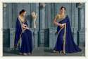 Latest Wedding Wear Moss Chiffon Saree thumb 4
