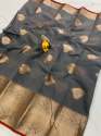 Linen Cotton Silk Fancy Weaving saree