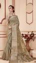 Linen Cotton Silk Fancy Weaving saree thumb 6