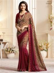 Printed georgette Saree