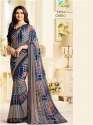 Printed georgette Saree thumb 3