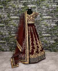 Sequins work Party and Wedding Style Lehenga