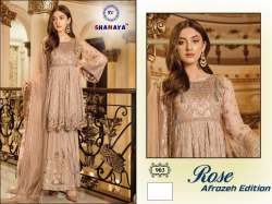 Shanaya Rose Afrozeh Edition Georgette Paki. Suit