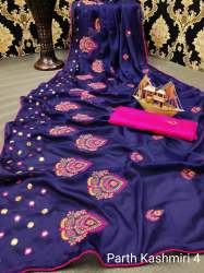 Soft Chiffon Embroidered Saree