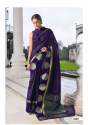Soft linen Silk Latest Party Wear saree thumb 7