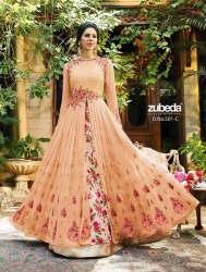 Stylish Designer Embroidered and Printed Anarkali