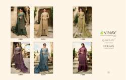 Stylish Designer Embroidered Plazzo Suit