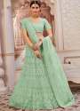 Stylish Designer Latest Embroidered Lehenga thumb 3