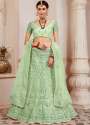 Stylish Designer Latest Embroidered Lehenga thumb 5