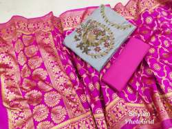 Stylish Designer Latest Handwork Dress Material 