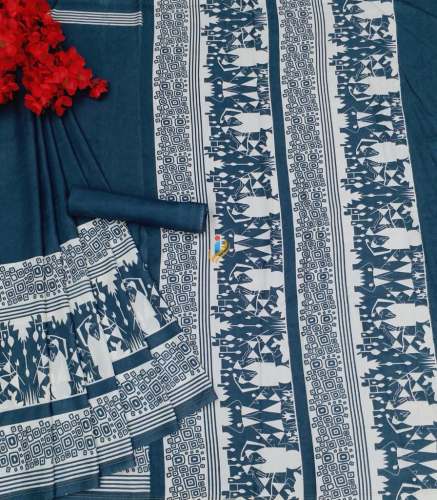 Stylish Dola Silk Printed Sraee