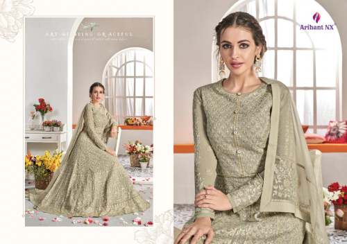 Stylish Latest Designer Embroidered Gown