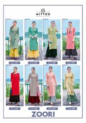 Stylish Latest Kurti  With Plazoo